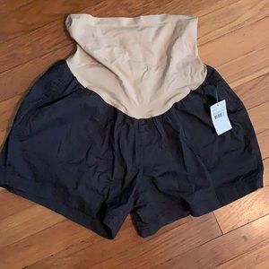 Motherhood Maternity Secret Fit Poplin Shorts NWT